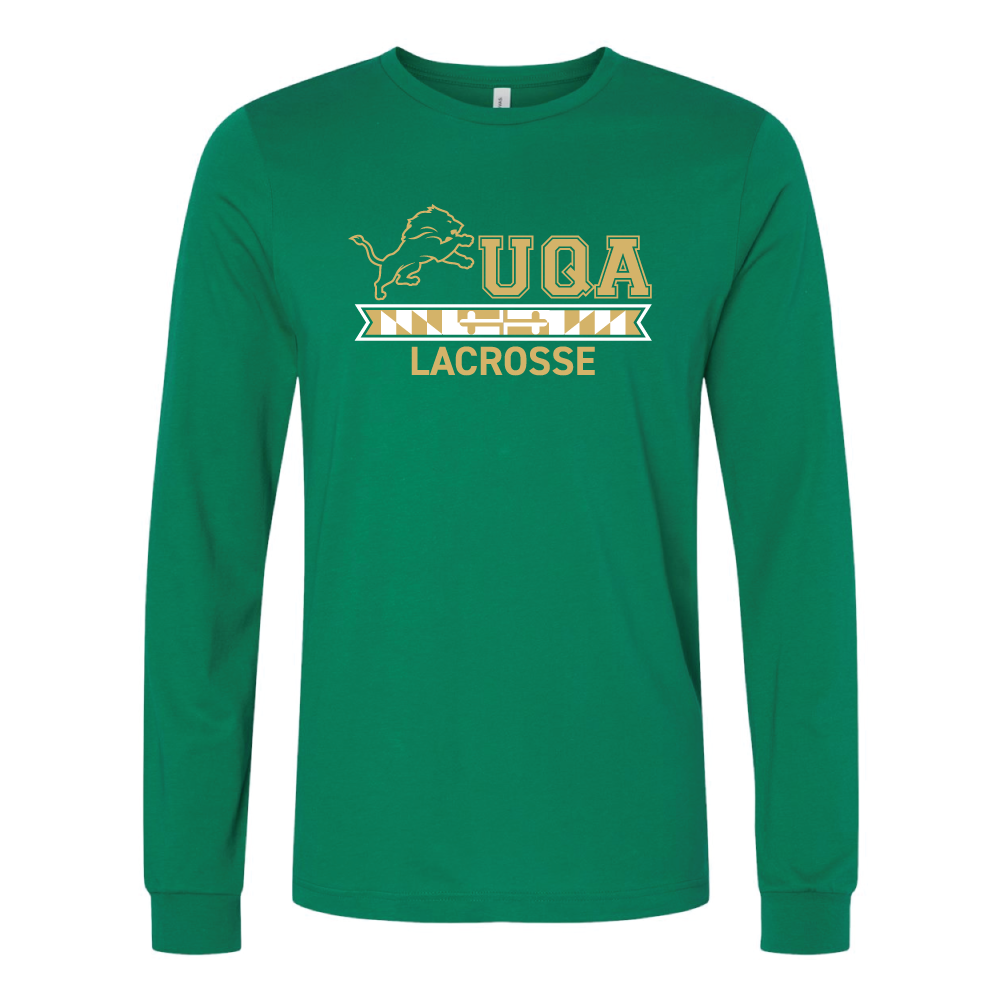 Maryland Flag Lacrosse Long Sleeve T-Shirt