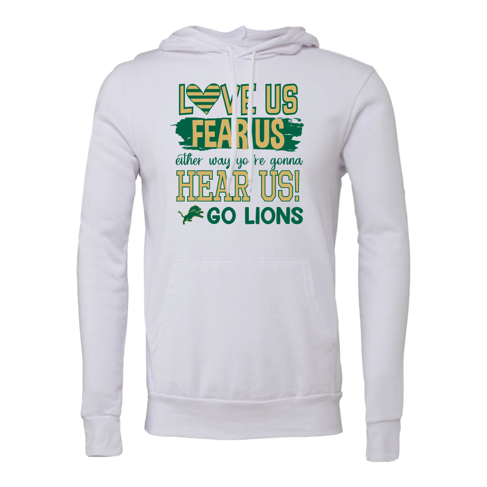 Love Us, Fear Us Cheer Hoodie