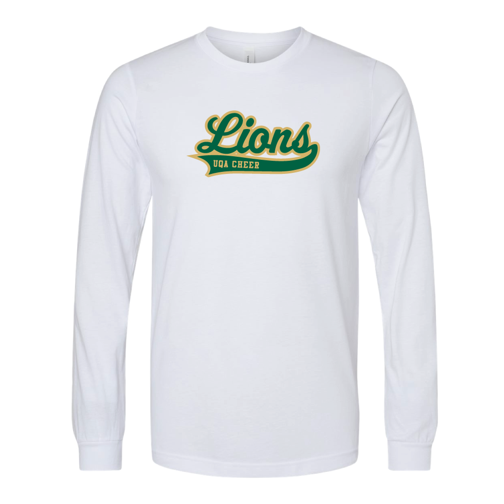 Retro Script Cheer Long Sleeve T-Shirt